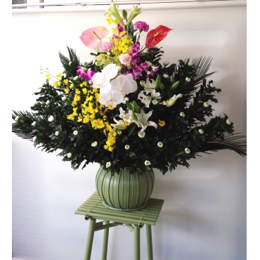 葬儀用生花 (籠花) 900121